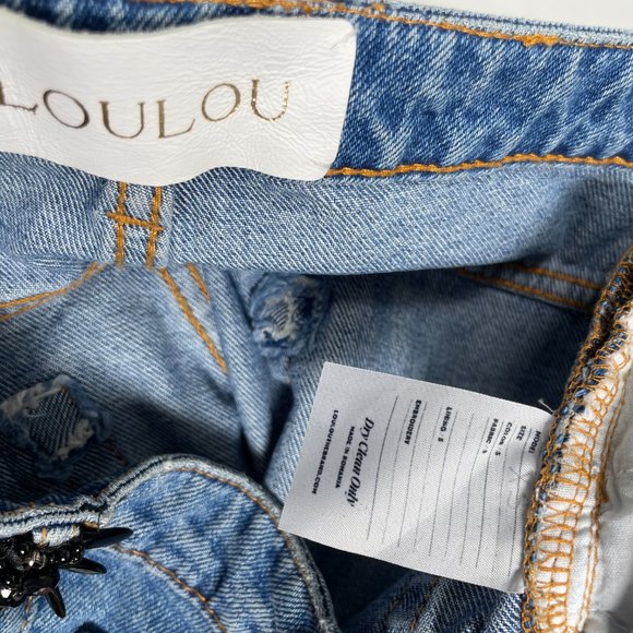 LOULOU The Brand Denim Shorts - Picture 8 of 8